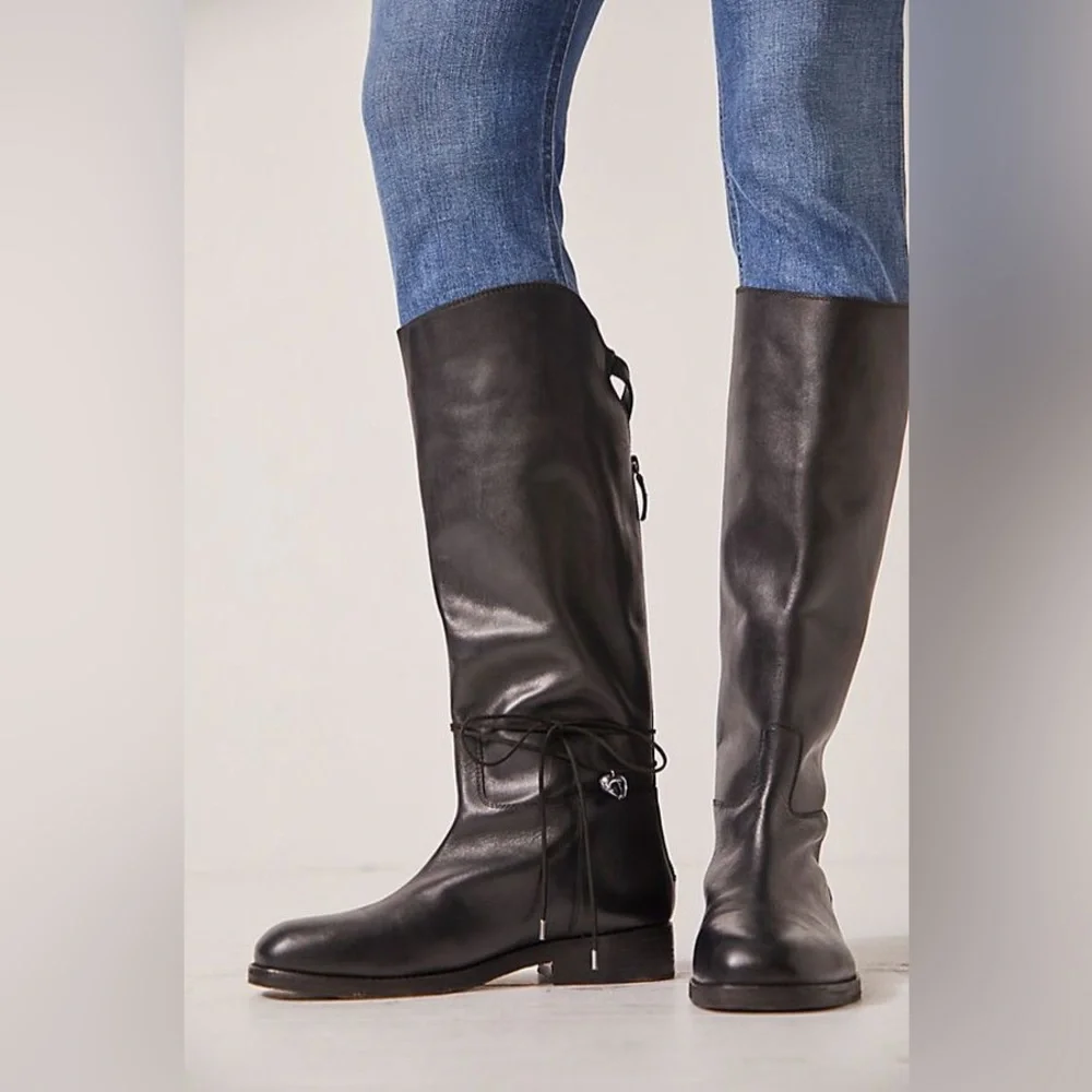 Free People Everly Equestrian Boots Size 9.5